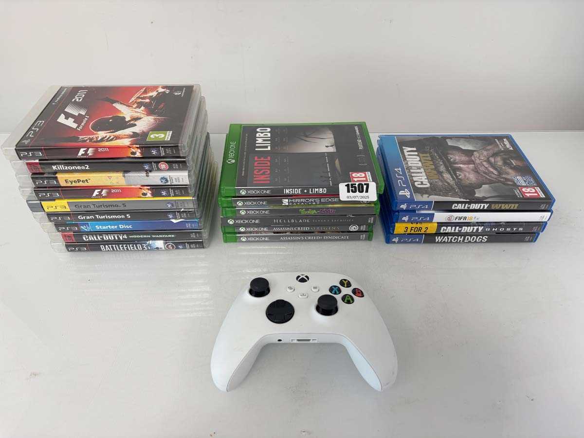 Lot Qty of games for PlayStation 3, PlayStation 4,...