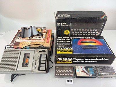 Lot Sinclair ZX Spectrum boxed, VTX5000 boxed,...