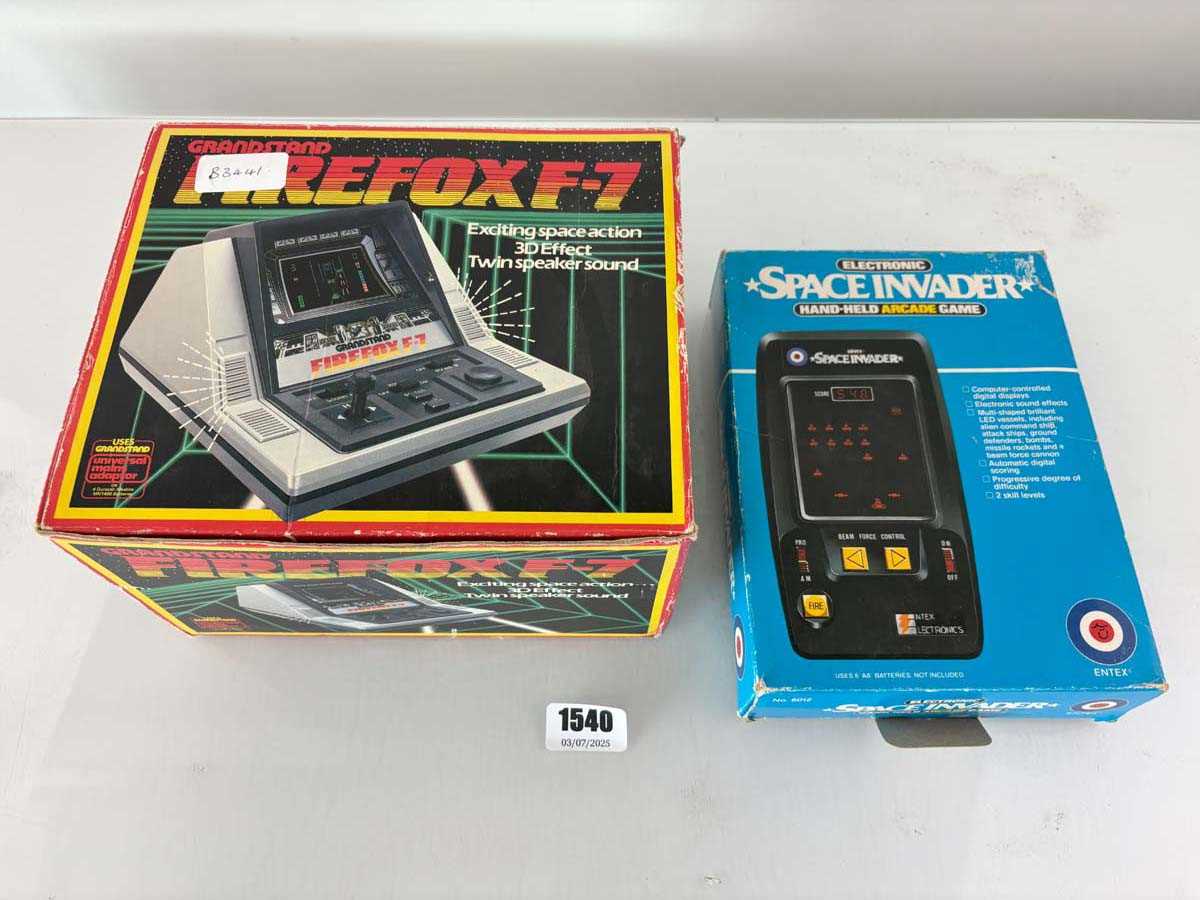 Lot Grandstand Firefox F-7 boxed together with...