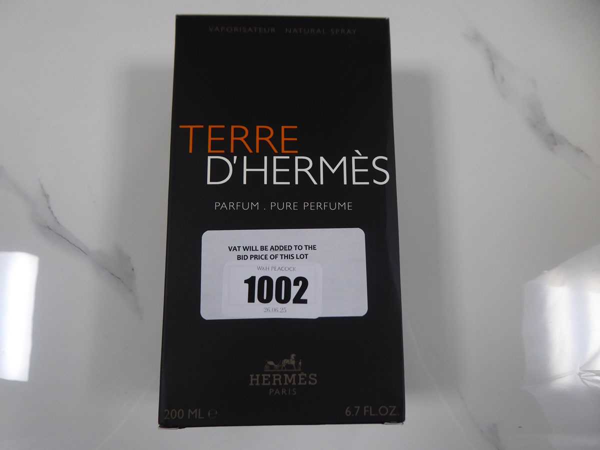 Lot Hermes Paris terre d'hermes parfum 200ml