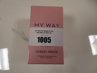 Lot Giorgio Armani my way eau de parfum 90ml