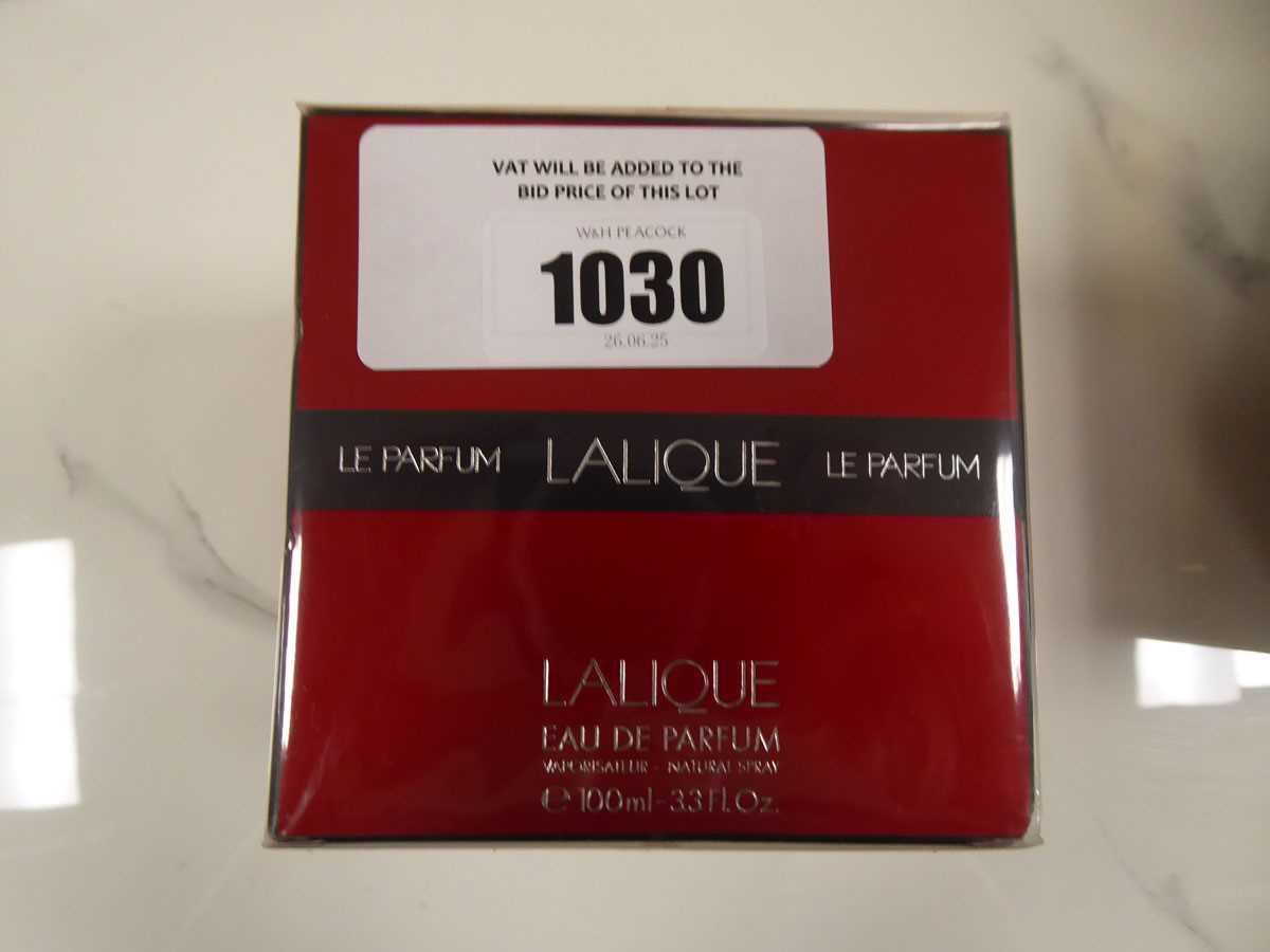 Lot Lalique eau de parfum 100ml