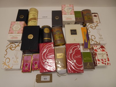 Lot Quantity of various Arabian perfumes