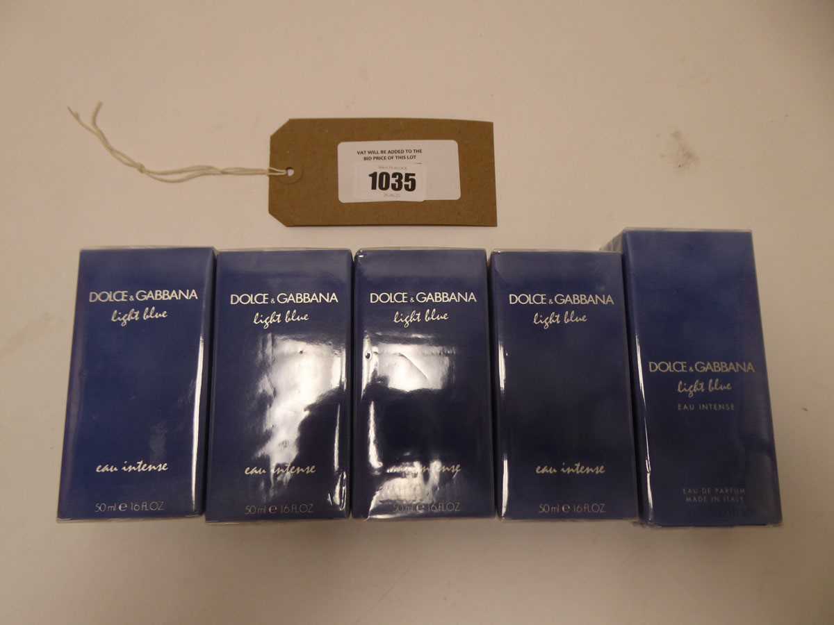 Lot 5x Dolce & Gabbana light blue eau intense 50ml