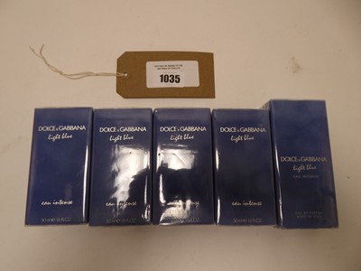 Lot 5x Dolce & Gabbana light blue eau intense 50ml