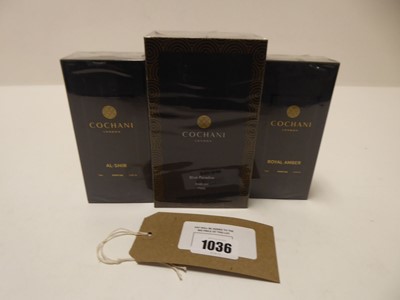 Lot 3x Cochani London perfumes to include royal...