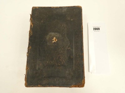 Lot 2069 - Large Victorian family bible