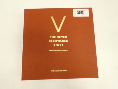 Lot 2072 - The Never Deciphered Story Voynich Manuscript...