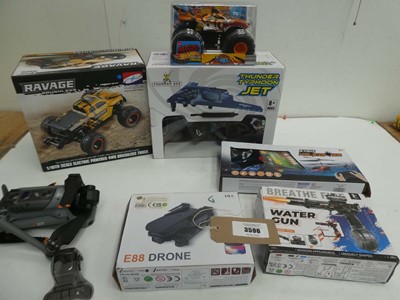 Lot 3596 - Haiboxing Ravage electric powered 4WD truck,...