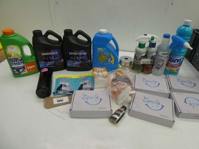 Lot 3607 - Epoxy Resin, Hardener, Vax carpet solution,...