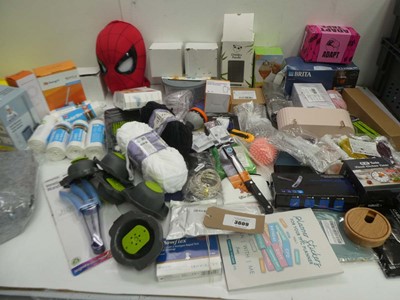 Lot 3609 - Large bag of household items including toilet...