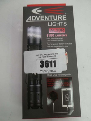 Lot 3611 - Adventure Lights AL20R Flashlight