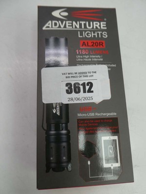 Lot 3612 - Adventure Lights AL20R Flashlight