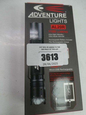 Lot 3613 - Adventure Lights AL20R Flashlight