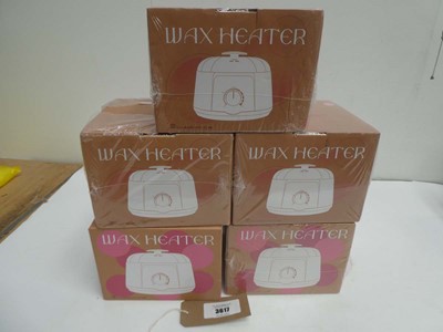 Lot 3617 - 5 x AccueilPort wax heaters