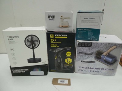 Lot 3625 - Karcher WV5, Flame diffuser, Folding fan,...