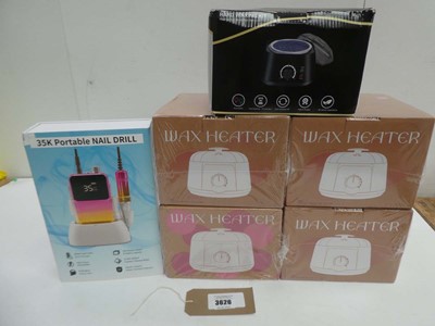 Lot 3626 - 4 x AccueilPort wax heaters, Hard waxing kit...