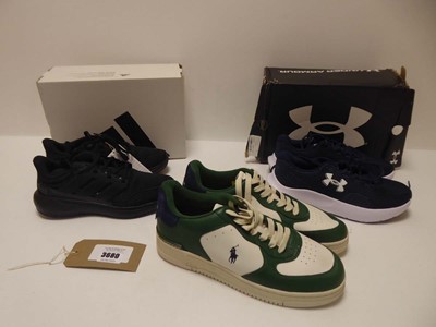 Lot 3680 - 3x Pairs of trainers to include Ralph Lauren...