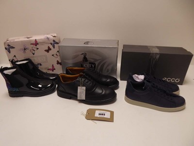 Lot 3683 - 3x Boxed pairs of shoes to include Miso UK2,...