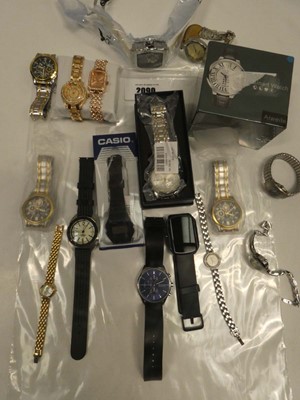 Lot 2090 - Quantity of boxed and loose wristwatches