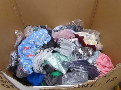 Lot 3690 - Pallet containing mixed ladies and men's clothing