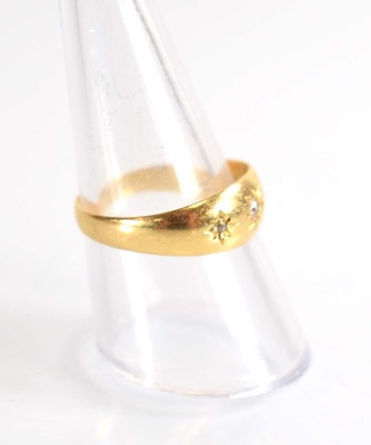 Lot 508 - An early 20th century 18ct yellow gold ring...