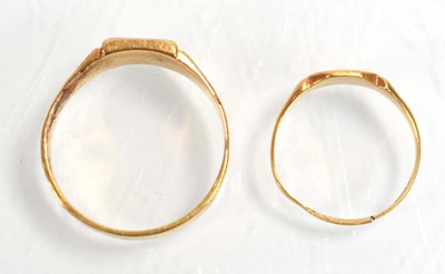 Lot 513 - An 18ct yellow gold and platinum highlighted...