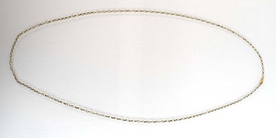 Lot 522 - A 9ct yellow gold chainlink necklace with...