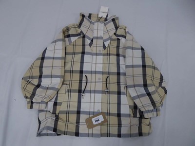 Lot 3706 - Barbour suri checked showerproof jacket size...
