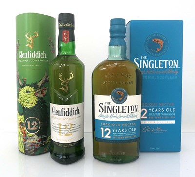 Lot 17 - 2 bottles of Single Malt Scotch Whisky, 1x...