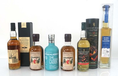 Lot 23 - 6 small bottles of Whisky, 1x Mars Malt...