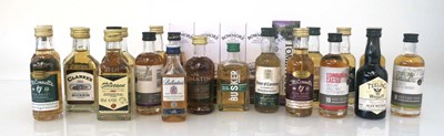 Lot 27 - 27 assorted Whisky miniatures including...