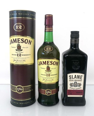 Lot 31 - 2 bottles of Irish Whiskey, 1x Jameson 12 year...