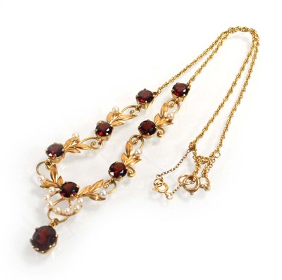 Lot 549 - A 9ct yellow gold ropetwist necklace...