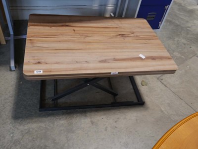 Lot 1244 - Modular folding table with adjustable support