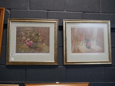 Lot 1274 - 4 framed pictures to include 2 still lifes by...