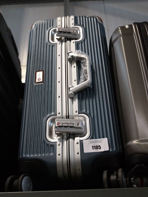 Lot 1105 - Swiss Military suitcase in blue