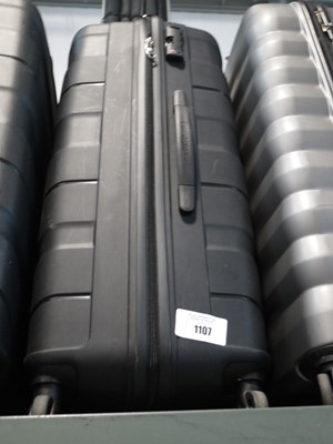 Lot 1107 - 2 American Tourister black suitcases