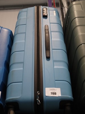 Lot 1109 - Light blue American Tourister suitcase