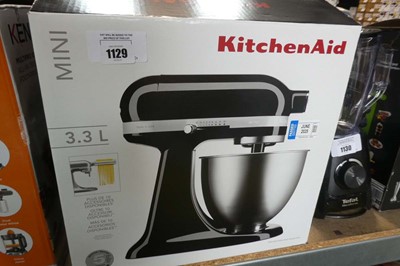 Lot 1129 - KitchenAid Mini 3.3L mixer in box