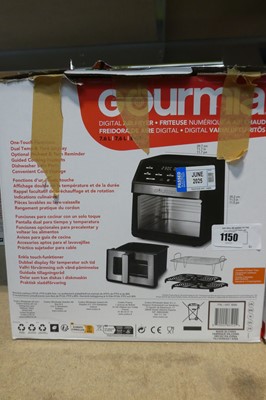 Lot 1150 - Gourmia single basket air fryer
