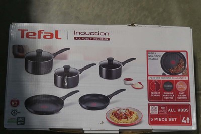 Lot 1163 - Quantity of Tefal saucepans