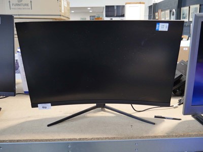 Lot 1312 - MSI curved gaming monitor (model