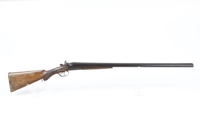 Lot 1851 - (S2) 12 bore hammer Belgian, 30 ins barrels...