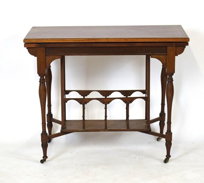 Lot 1 - A late 19th century mahogany and boxwood...