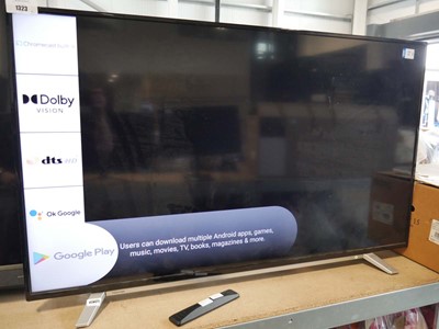 Lot 1323 - Hisense 75" LED backlight TV, with remote, no...