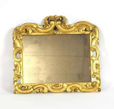 Lot 4 - A late 19th/early 20th century giltwood wall...