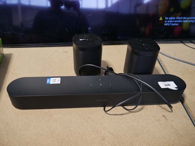 Lot 1326 - Sonos Beam Generation 2 soundbar, with 2 Sonos...