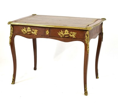 Lot 9 - A late 19th/early 20th century French bureau...