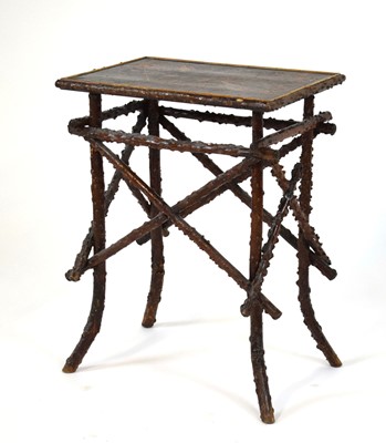 Lot 12 - An Aesthetic Movement occasional table, the...